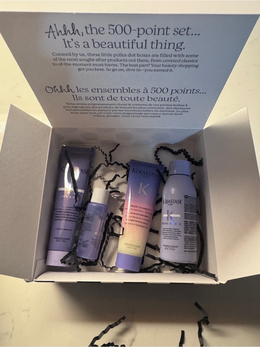 Kérastase Blond Absolu Ultra-Violet Care Set - Purple & Black - Picture 2 of 2